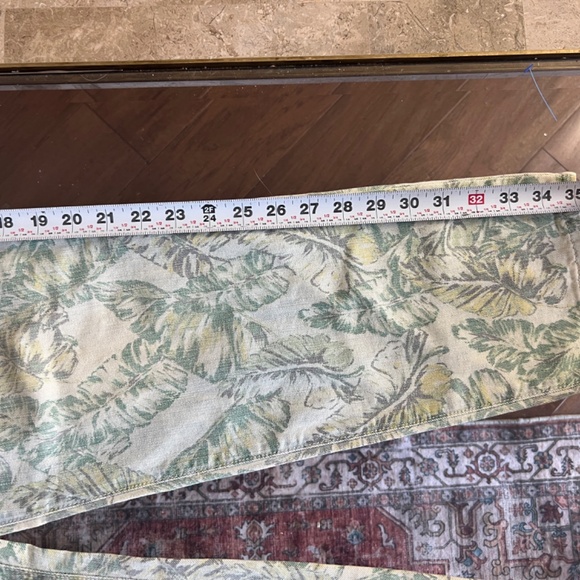 NEW JOE'S Jeans from Nordstrom with tropical leaves print - unusual & beautiful! - Picture 8 of 13